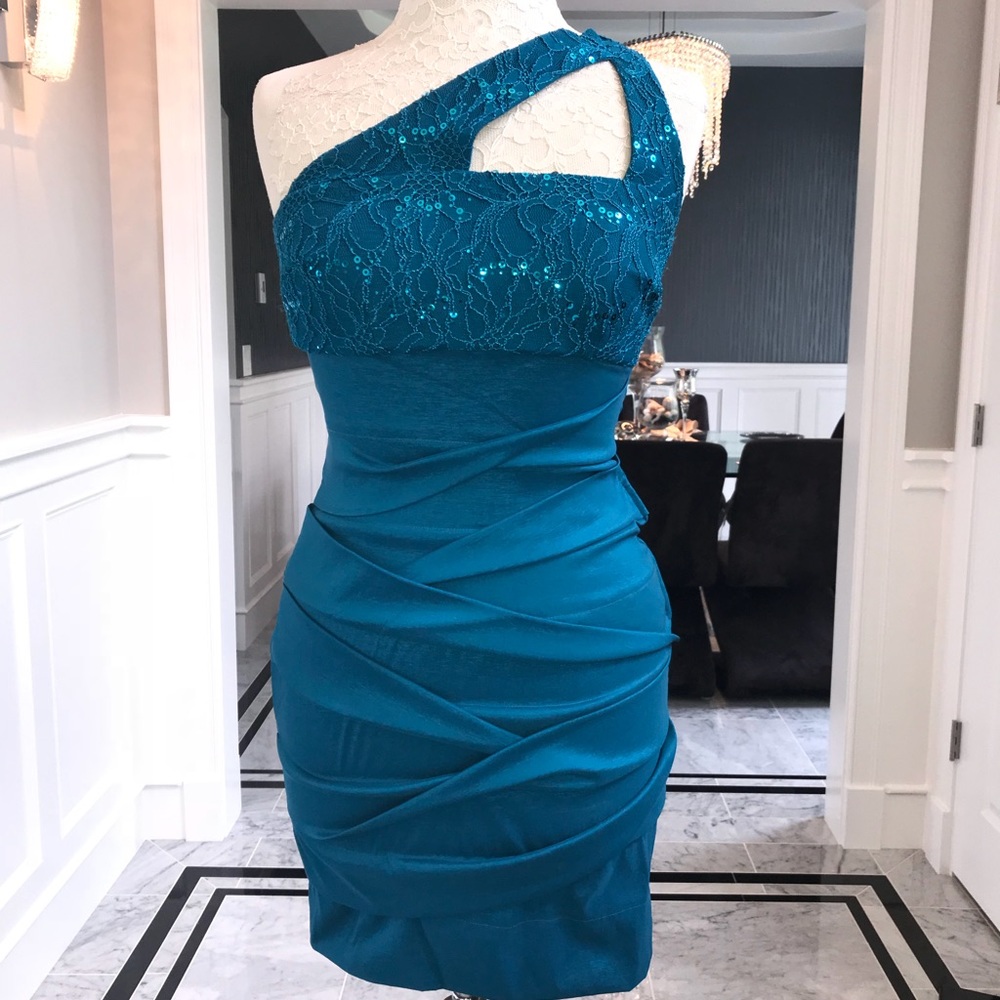 Turquoise dress